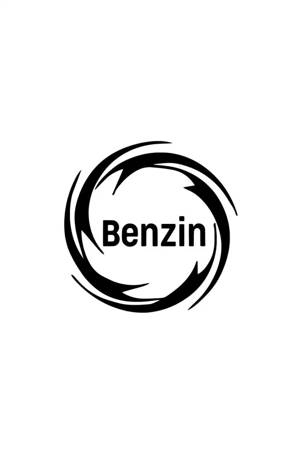 Benzin Depo Kapağı Tribal Sticker Oto Motor Laptop Duvar Folyo Sticker 25x25 cm