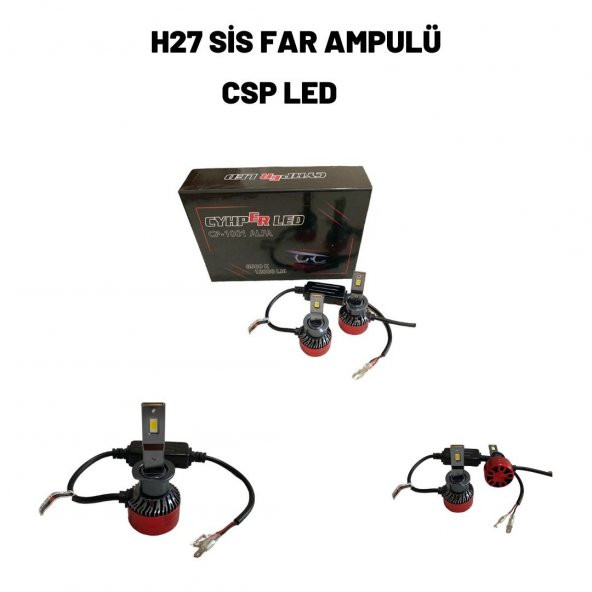 Hyundai Getz Hb 2008 H27 Sis Far Ampulü Csp Led Xenon Beyaz Renk