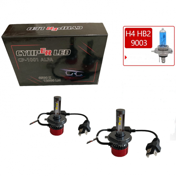 Hyundai İ10 2021 H4 Far Ampulü Csp Led Xenon Beyaz Renk Şimşek Etkili