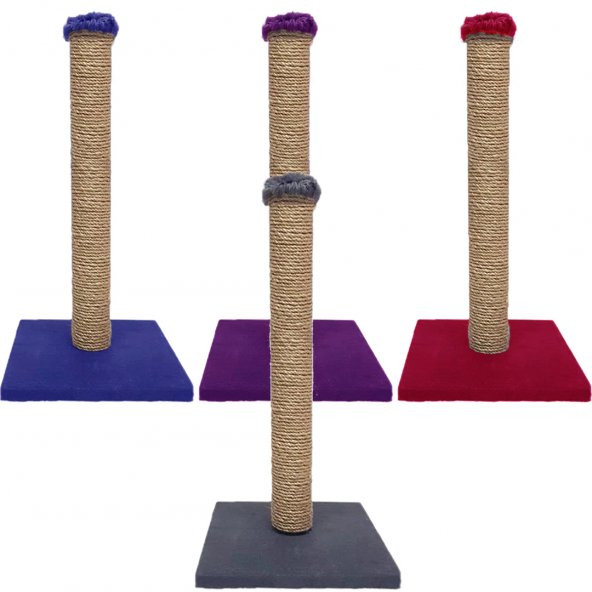 Ekonomik Kedi Tırmalama Tahtası Hasır 95cm Karışık Renk - 3