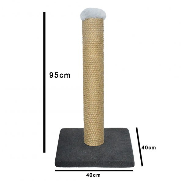 Ekonomik Kedi Tırmalama Tahtası Hasır 95cm Karışık Renk - 4