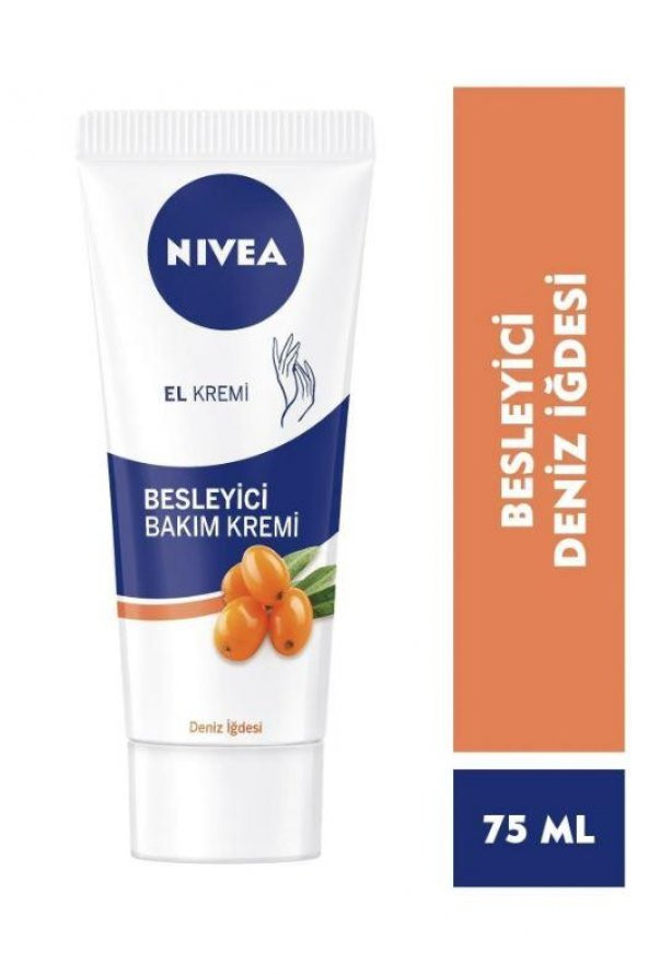 Nivea Besleyici Bakım Deniz İğdesi El Kremi 75 ml