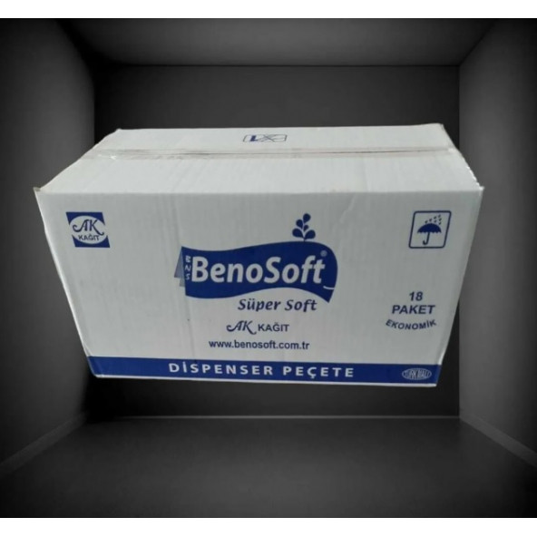 BENOSOFT DİSPENSER PEÇETE 18'Lİ YERLİ ÜRETİM