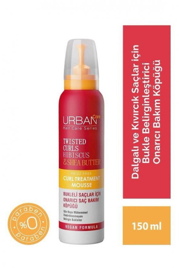 Urban Care Shake N Repair 7  24 Twisted Curl Hibiscus & Shea Butter 150 Ml