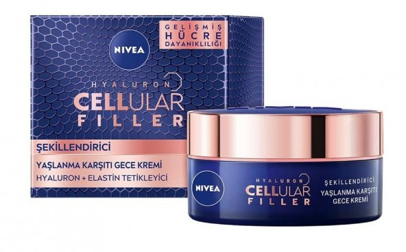 Nivea Cellular Bakuchiol Expert Lift Gelişmiş Yaşlanma Karşıtı Gece Yüz Kremi 50ml