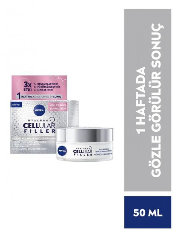 Nivea Cellular Gelişmiş Yaşlanma Karşıtı Gündüz Bakım Kremi 50ml