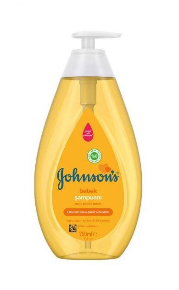 Johnsons Saç Şampuanı & Klasik Göz Yakmayan Hassas Saçlar Ve Bebekler Için 750ml
