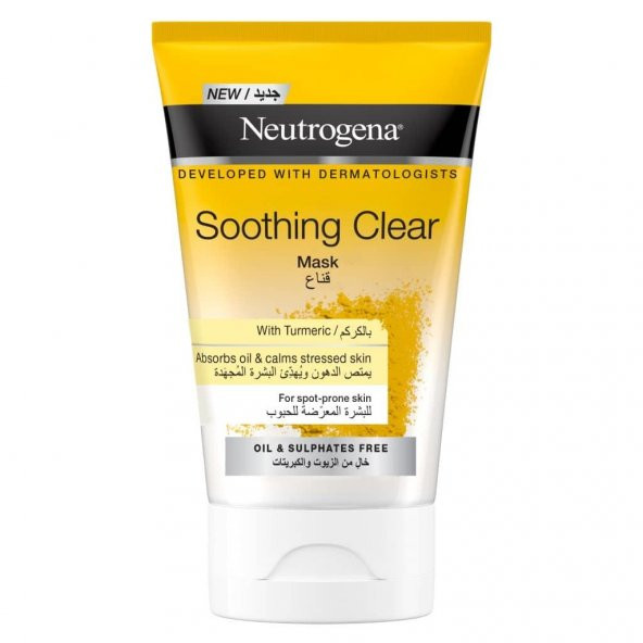 Neutrogena Soothing Clear Zerdeçallı Yüz Maskesi