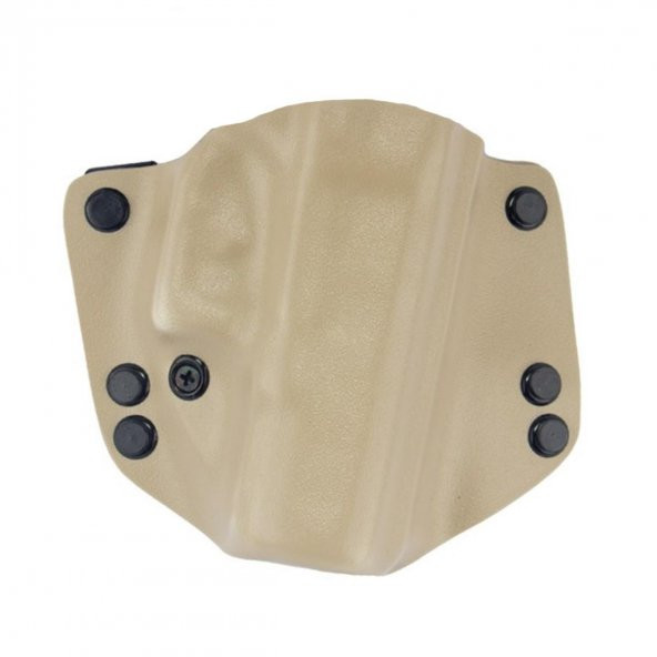 Sarsılmaz Kılınç 2000 Light Kydex Tabanca Kılıfı Mat Görünümlü Dış Taşıma Kadifeli Çöl Rengi