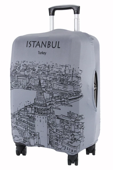 (My#80 Galata Karakalem) VALİZ İÇİN KILIF - 5