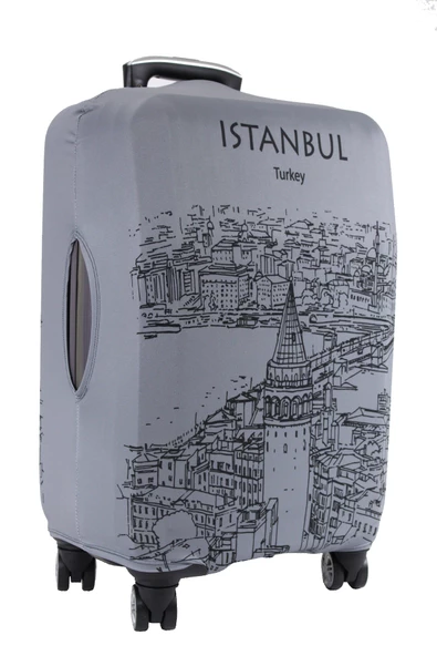 (My#80 Galata Karakalem) VALİZ İÇİN KILIF - 2
