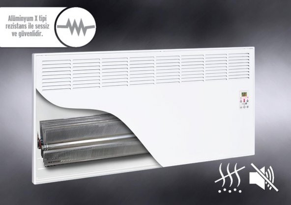 İvigo Elektrikli Panel Konvektör Isıtıcı Dijital 2500 Watt Ahşap Epk4590e25a - 4