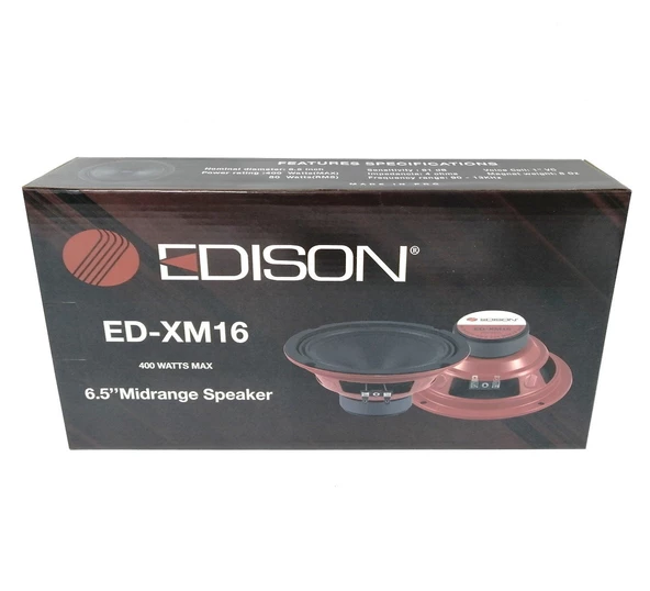 Edison Ed XM16 Midrange Oto Hoparlör 16 Cm 400W Maksimum 80W RMS - 3