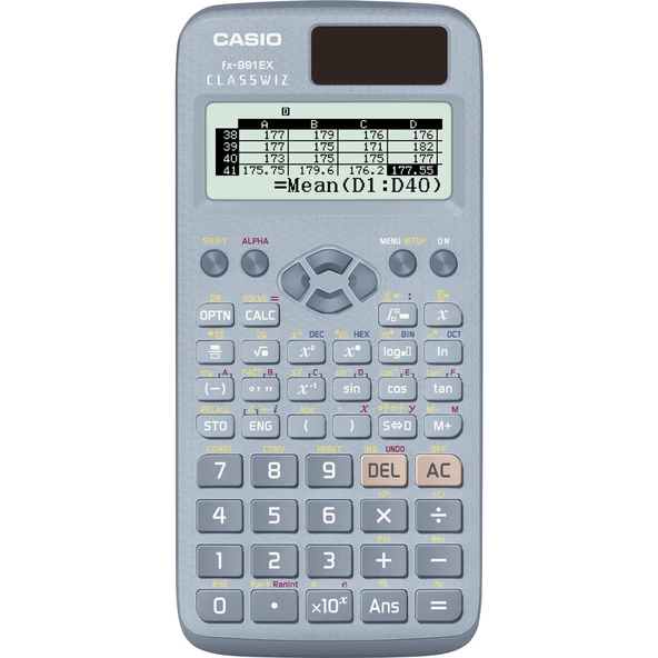 Casio FX-991EX 552 Mavi Fonksiyon Bilimsel Hesap Makinesi