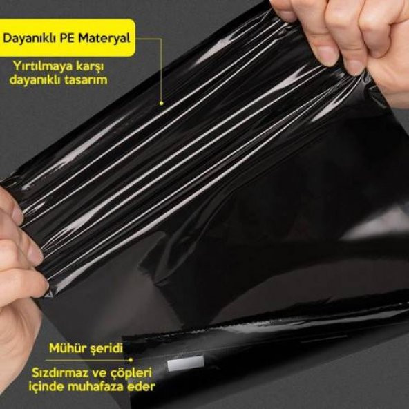 BASEUS Oto Çöp Torbası Araç Çöp Poşeti Arka Koltuğu İçin Poşet Askılığı 40 Adet Çöp Torbası - 4