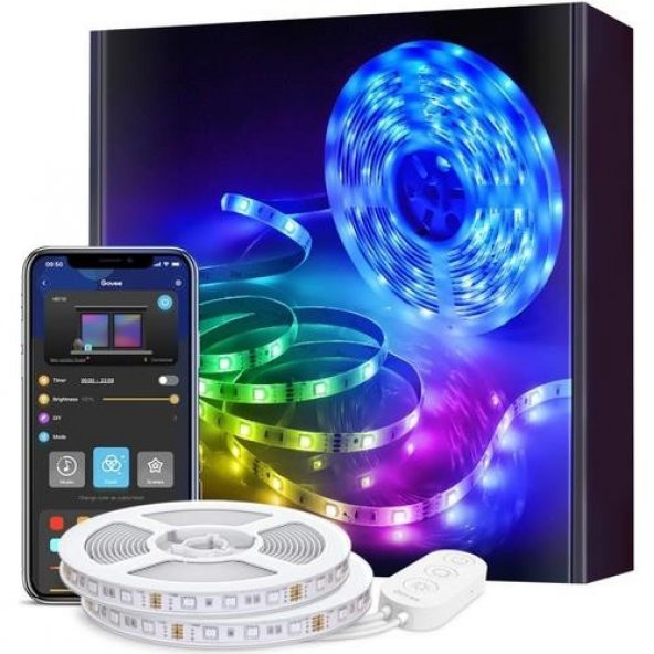 Govee RGB Wifi + BT LED Şerit (10M) - 4