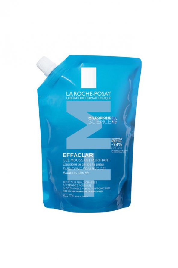 La Roche Posay Effaclar Yağlı Ciltler için Temizleme Jeli 400ml - Refill