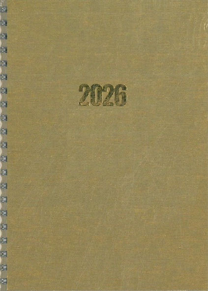 Özkan 2026 Haftalık Ajanda 20x28 altuni ürün görseli 1