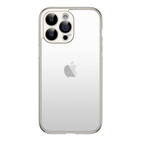 Apple iPhone 15 Pro Max Kılıf Kamera Korumalı Sert Bontez Bumper - 7