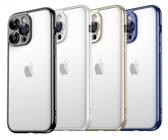 Apple iPhone 15 Pro Max Kılıf Kamera Korumalı Sert Bontez Bumper - 8