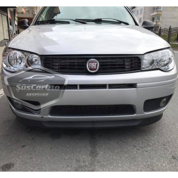 Fiat Albea 2002-2013 Uyumlu Üniversal Astra H lip Esnek Ön Lip 2 Parça Tampon Altı Dil Karlık Ön Ek - 6