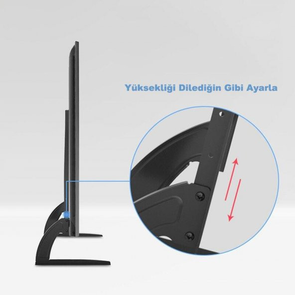 DailyTech 32-75 LCD LED Sabit Ekran Evrensel Masaüstü Tv Standı - 7