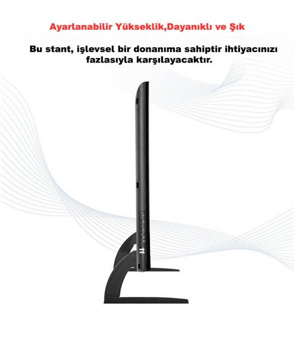 DailyTech 32-75 LCD LED Sabit Ekran Evrensel Masaüstü Tv Standı - 9