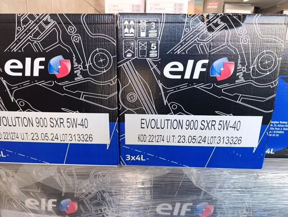 ELF EVOL 900 SXR 5W-40 5 LT X 3 ADET  8.ay 2024 ÜRETİM