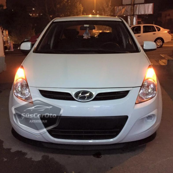 Hyundai İ20 2008-2014 Uyumlu Üniversal Astra H lip Esnek Ön Lip 2 Parça Tampon Altı Dil Karlık Ön Ek - 2