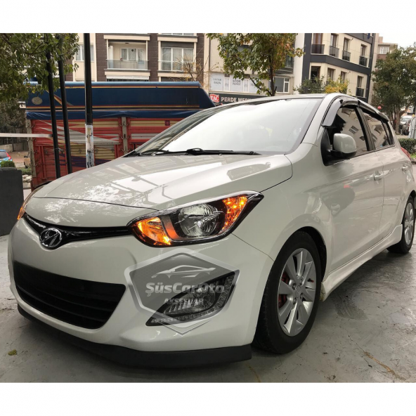 Hyundai İ20 2008-2014 Uyumlu Üniversal Astra H lip Esnek Ön Lip 2 Parça Tampon Altı Dil Karlık Ön Ek - 4