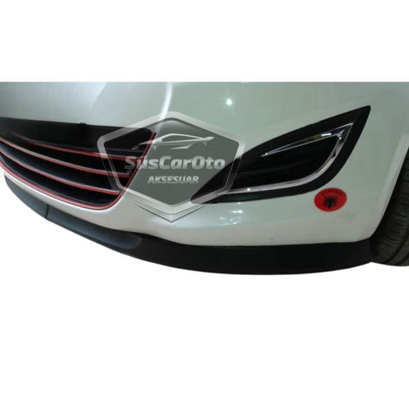 Hyundai İ20 2008-2014 Uyumlu Üniversal Astra H lip Esnek Ön Lip 2 Parça Tampon Altı Dil Karlık Ön Ek - 8