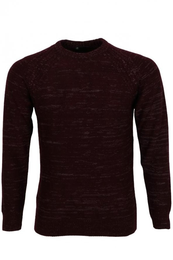 Erkek Kazak Sıfır Yaka Bordo RAR01114