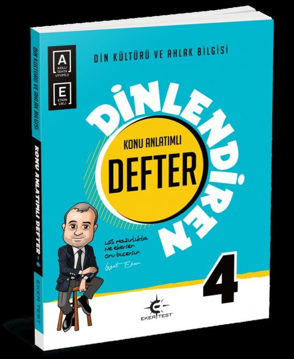 4. Sınıf Din Kültürü ve Ahlak Bilgisi Dinlendiren Defter Eker Test Yayınları