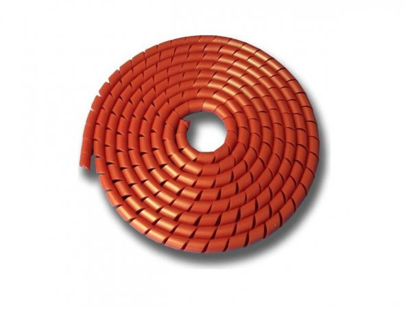 5 Metre Kablo Toplama Spirali Kırmızı(8mm) - Resim 2