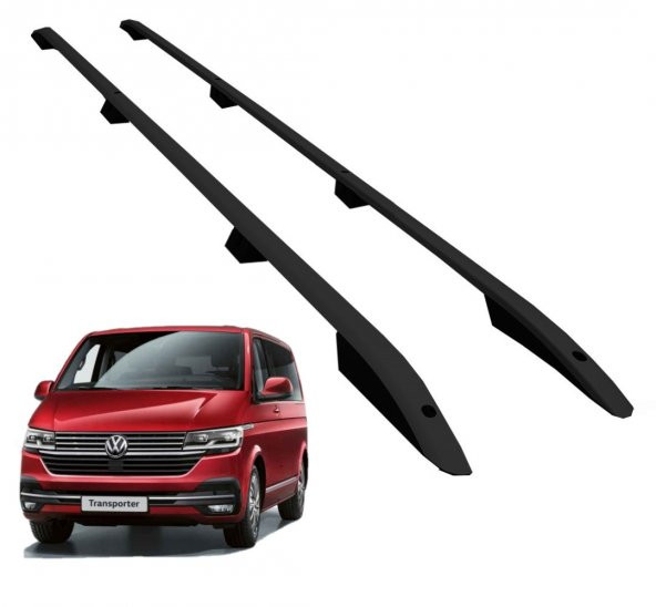 TRANSPORTER T5 T6 UZUN ŞASE TAVAN ÇİTASI SİYAH - Resim 6