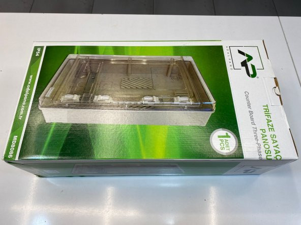 Polyester Trifaze Sayaç Panosu Sıva Üstü MD 8086 - 2