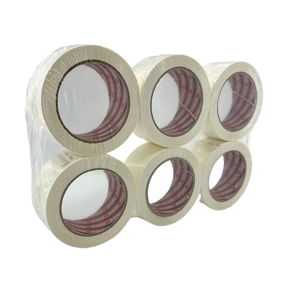 Sırımsı Beyaz Koli Bandı 100 Metre 6'Lı Paket - 2