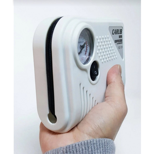 Oto Lastik Şişirme Hava Kompresörü Yassı 12v 150 Psı - 2