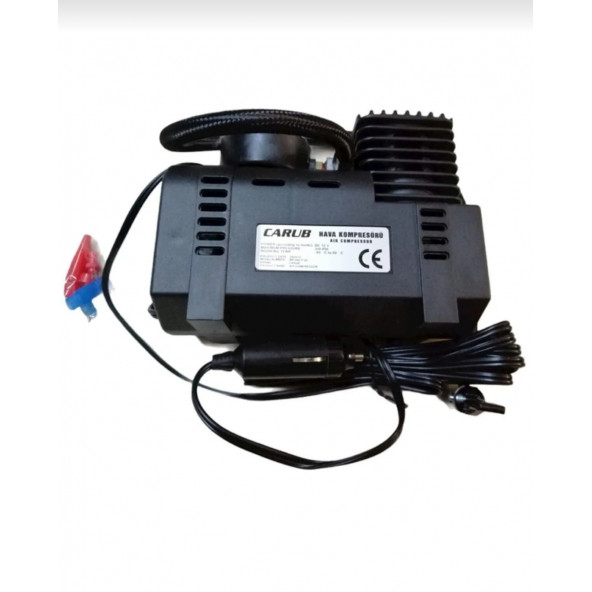 Araç Çakmaklık Girişli Hava Kompresörü 12V 300 Psi Lastik Şişirici Pompa - 2