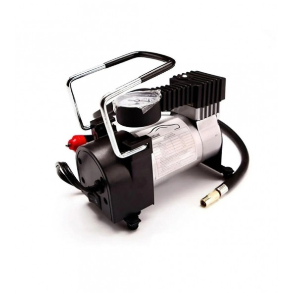 Araba Oto Araç Lastik Şişirme Pompası Kompresör Metal 12v - 2