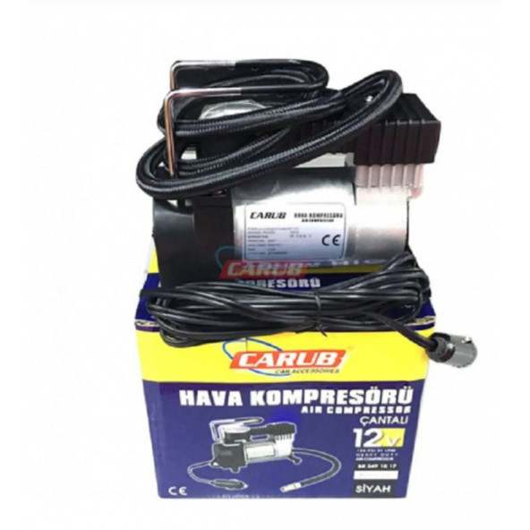 Araba Oto Araç Lastik Şişirme Pompası Kompresör Metal 12v - 3