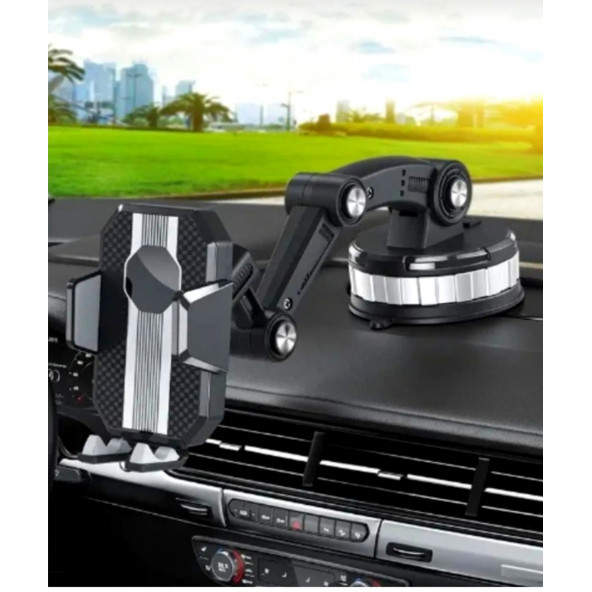 Orj-carub-vantuslu Akrobat Telefon Tutucu Kalın Vantuslu 360 Derece - Ayarlanabilir Gövdeli A Plus