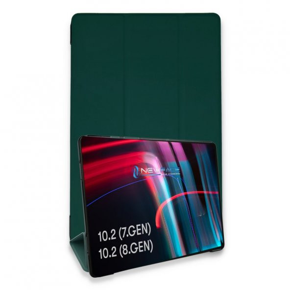 İpad 10.2 (8.nesil) Kılıf Tablet Smart Kılıf  Koyu Yeşil