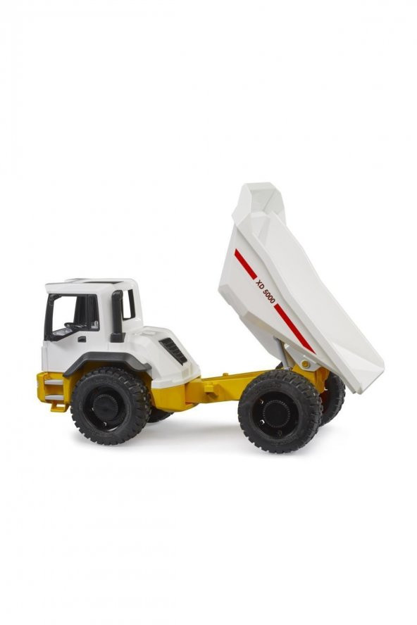 BRUDER 03420 DAMPERLİ KAMYON SARI BEYAZ - Resim 6