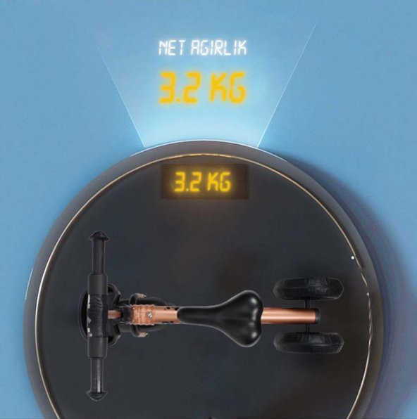 Rival RV601 Moto Bike Denge Bisikleti Denge Oyunu Siyah - 5