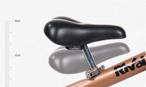 Rival RV601 Moto Bike Denge Bisikleti Denge Oyunu Siyah - 6