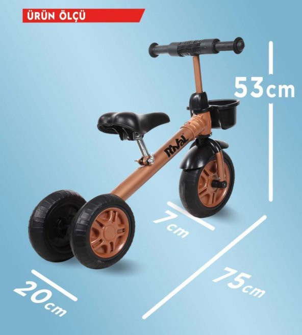 Rival RV601 Moto Bike Denge Bisikleti Denge Oyunu Siyah - 7