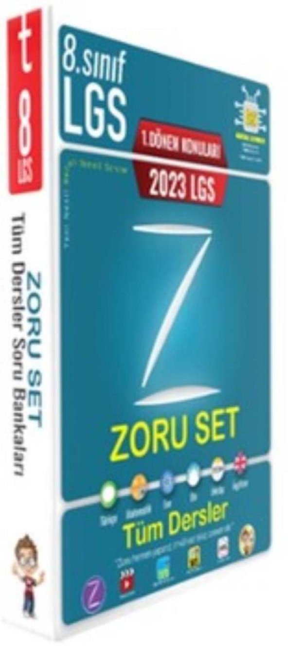 8.Sınıf 1.Dönem Lgs Zoru Bankası Tüm Dersler Seti
