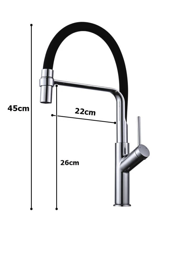 Elya Ferre Esnek Borulu Krom Eviye Bataryası - 2
