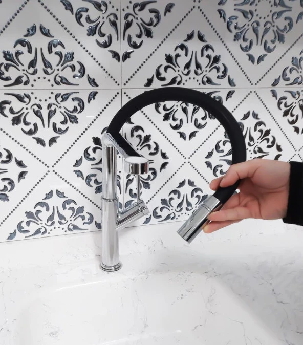 Elya Ferre Esnek Borulu Krom Eviye Bataryası - 4